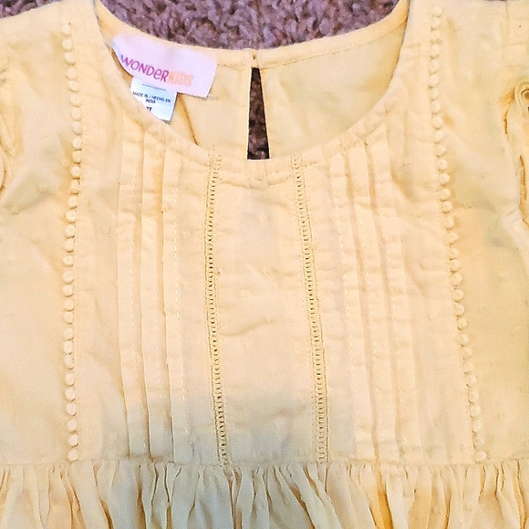 Yellow cotton dress - Picture 3 of 5